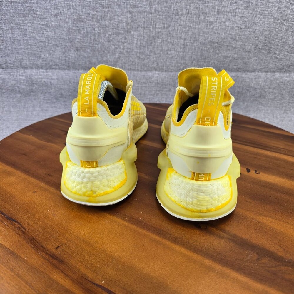 Adidas Nite Jogger‎ Yellow Sneakers Shoes Womens Size 10.5 - Picture 5 of 15